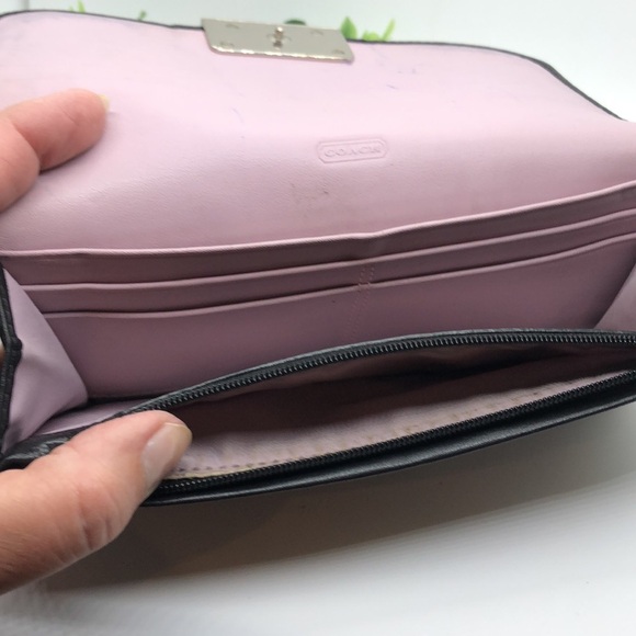 Coach Black Leather Wallet - Picture 9 of 10